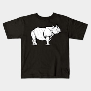 Indian rhino Kids T-Shirt